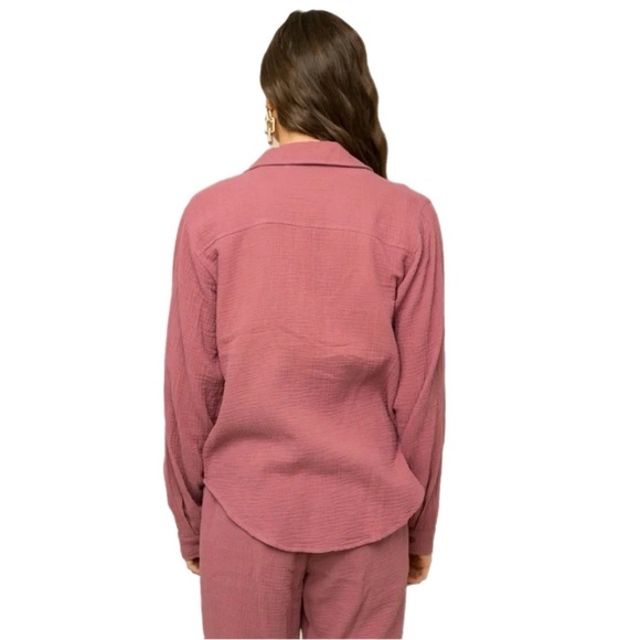 Gilli-2 PC 100% Cotton Boho Textured Pants Set - Picture 4 of 5